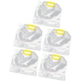 thumbnail image 3 of HUGFEGWE Grain Storage Bag Transparent Reusable Sealed Lid Humanized Handle for Kitchen Food Storage (5kg) CJB91-51314, 3 of 9