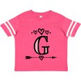 thumbnail image 3 of Inktastic Letter G Monogram Tribal Arrow Girls Toddler T-Shirt, 3 of 5