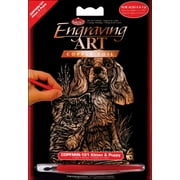 Royal & Langnickel Copper Foil 5"x7" Mini Engraving Kitten & Puppy Art Kit