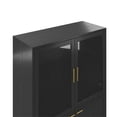 thumbnail image 4 of Scott Living Wilshire Bar Cabinet in Black, 4 of 8
