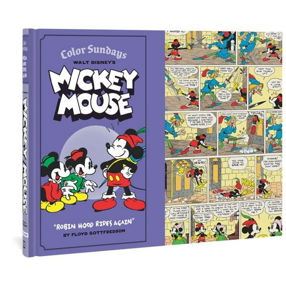 Pre-Owned Walt Disney's Mickey Mouse Walt Disney's Mickey Mouse Color Sundays Robin Hood Rides Again: Volume 2, Book 0, (Hardcover)