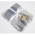 thumbnail image 4 of Fennco Styles Cozy Faux Mohair Plaid Fringed Throw Blanket, 4 of 4