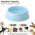 thumbnail image 6 of SLYNSHome Thickened Plastic Pet Bowl 7.20"x7.20"x2.13" Non-Slip Food Water Dish for Cats Dogs Safe Easy Clean - Blue, 6 of 7