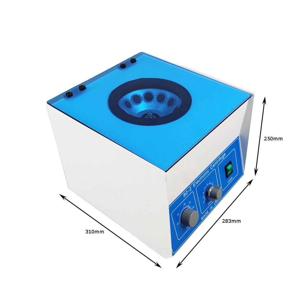 Type 80-2 Electric Benchtop Centrifuge Blue Cover Plate 12-Hole for for Lab Plasma Serum Separation