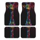 thumbnail image 1 of Fotbe Neon Psychedelic Giraffe Juego de 4 Tapetes para Auto con Estampado – Alfombrillas de Goma Reforzada, Diseño Antideslizante, Protección para Todo el Año – Vehículos, Autos, Camionetas y SUVs, 1 of 7