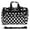Black White Dot II, variant on World Traveler 16-inch Carry-On Duffel Bag - Fuchsia Lime Dot