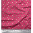 thumbnail image 1 of Soimoi Rayon Fabric Dot,Leaves & Rose Floral Decor Fabric Printed Yard 42 Inch Wide, 1 of 3