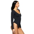 thumbnail image 6 of Sofia Jeans By Sofia Scoop Long Sleeve Bodysuit, 6 of 6
