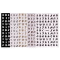 thumbnail image 1 of FloreceBien - Calcomanía para uñas con letras 3D, calcomanía para uñas, calcomanías para uñas con caracteres del alfabeto inglés antiguo, decoración de uñas DIY, 1 of 5
