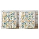 thumbnail image 3 of Cortinas de ducha Monstrate impermeables azules con flores de color agua 180 x 180 cm, 3 of 6