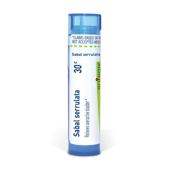 Boiron Sabal Serrulata 30C, Homeopathic Medicine for Overactive Bladder, 80 Pellets