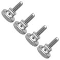 thumbnail image 2 of 4Pcs M3 Gb834 304 Stainless Steel Knurl Head Hand Tighten Glass Lock Thumb Screw, 2 of 6