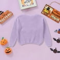 thumbnail image 5 of Gibobby Baby Girl Winter Clothes Basic Plain Cute Ruffle Sweater Toddler Kids Pullover Long Sleeve Newborn Sweaters,Light Purple,2-3 Years, 5 of 5