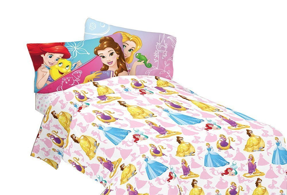 Bedazzling Princess Kids Twin Sheet Set 3 Piece