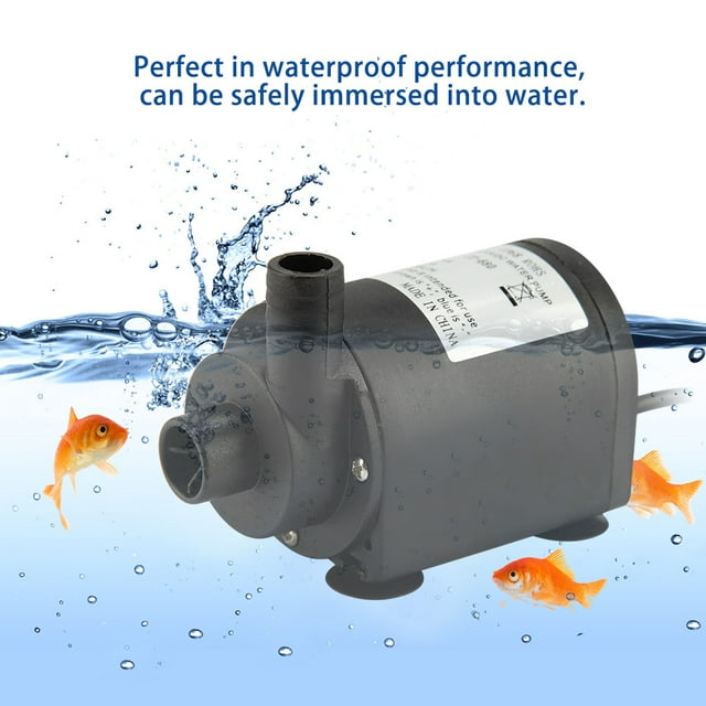 Submersible Water Pump, Water Circulation Water Pump, DC 6-24V Rockery Running Water For Aquarium Fish