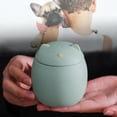 thumbnail image 4 of simhoa Cat Shape Ceramic , Pet Decorative Urns for Ashes, 500ml Pots Jars, 4 of 8