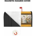 thumbnail image 3 of Mailbox Cover Magnetic Mailbox Wraps, Spring Summer Rose Flower with Bee Beige Mailbox Covers Large Size 21x25.5 Inch Mail Wrap Post Letter Box Decoration for Outdoor Gardern Yard, 3 of 6