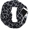 thumbnail image 1 of Bufanda de bolsillo Bufanda infinita con bolsillo con cremallera oculta Bufanda de viaje Impresión para mujeres y hombres Adepaton CJWUS-1530, 1 of 8