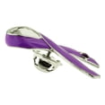 thumbnail image 2 of PinMart's Purple Awareness Ribbon with Purple Stone Enamel Lapel Pin, 2 of 3