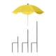 thumbnail image 4 of Sombrilla para plantas, sombrilla de jardín con estaca, resistente a la lluvia, versátil y con protección solar. Amarillo, 4 of 9
