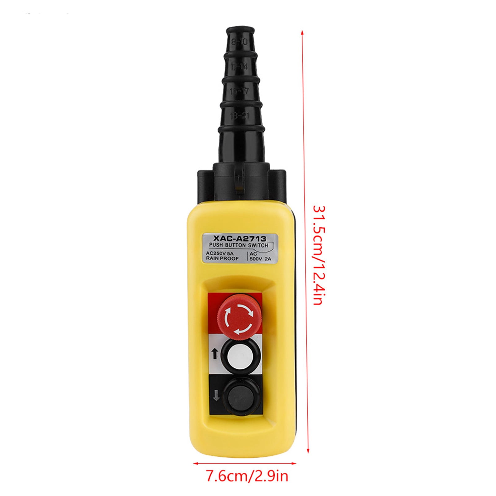Hoist Lift Controller, Attic System Controller Crane Remote Control Garage Push Button Switch Pendant Lifting