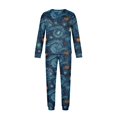 thumbnail image 5 of Halloween Pajamas, Navy Blue Matching Family Pajamas Pumpkin Front Long Sleeve 2 Piece Pajama Set Comfort Sleepwear Nightwear Loungewear Classic Casual Family Wear, 5 of 6