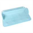 thumbnail image 1 of Protector Salpicaduras para Bañera Práctico Protector Salpicaduras para Ducha - 8 Protector Salpicaduras con Ventosa Silicona Agarre Fuerte para Bañera Azul, 1 of 5