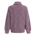 thumbnail image 4 of WEAIXIMIUNG Pull-Over Oversize pour Femmes Automne Col Rond Manches Longues Blouse Décontractée, 4 of 6