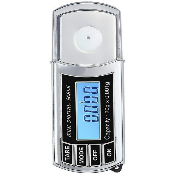 1 báscula de bolsillo digital para tienda al aire libre.
