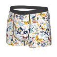 thumbnail image 2 of Wukai Flowers Butterfly Print Men’s Underwear Breathable Boxer Briefs,&nbsp;Moisture Wicking & Breathable-XX-Large, 2 of 7