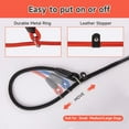 thumbnail image 5 of 3-Pack Heavy-Duty Nylon Adjustable Slip Leads for Dogs - Red, Black, Blue - Adjustable, Durable & Night-Safe, 5 of 7