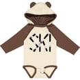 thumbnail image 3 of Inktastic Ski Rough Text Boys Long Sleeve Baby Bodysuit, 3 of 5