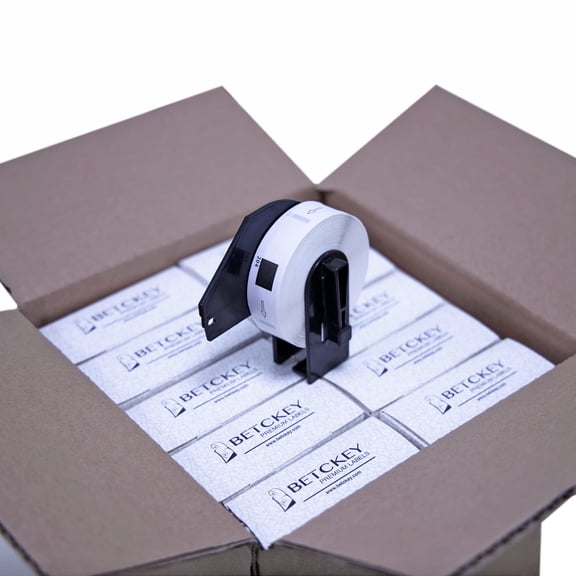 Compatible Multipurpose Labels Replacement for Brother DK-1204 (2/3" x 2-1/8"), Use with Brother QL Label Printers [20 Rolls/8000 Labels]