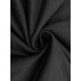 thumbnail image 5 of INSPIRE CHIC Womens V Neck Blouse 3/4 Sleeves Nursing Shirts Solid Ribbed Knitted Buttons Decor Ruched Maternity Tops Medium Black, 5 of 6