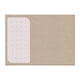 thumbnail image 4 of Tablón de anuncios de corcho para decoración, con mensaje decorativo 60x80, 4 of 9
