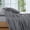 Grey, variant on KATE 100% Viscose Derived from Bamboo_Sheets Queen Size, Ultra Breathable & Cooling Bed Sheets for Hot Sleepers, Hotel Luxury Silky Bedding Sheets, 16" Deep Pocket - 4PC (White,Queen)