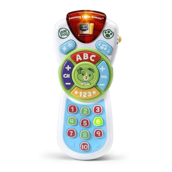 LeapFrog Scout's Learning Lights Remote™ Deluxe - Pretend TV Control Toy with Music and Lights for Infant - English Version