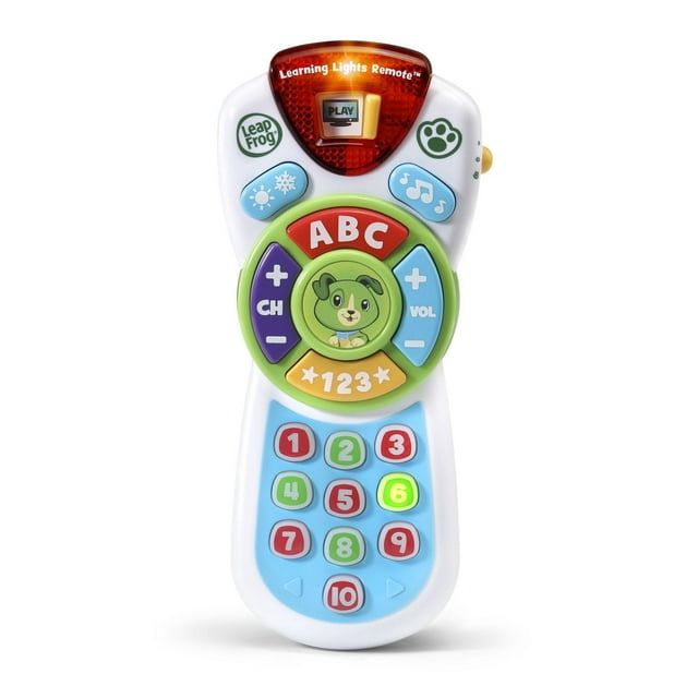 LeapFrog Scout's Learning Lights Remote™ Deluxe - Pretend TV Control Toy with Music and Lights for Infant - English Version
