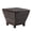 Brown_b, variant on IVV 20" Rattan Trapezoid Side Table, Outdoor Patio End Table with Flip Lid & Hidden Storage, Weather-Resistant for Garden, Deck, Poolside, 13-Gallon, Brown
