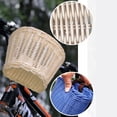 thumbnail image 2 of TINKER Rattan Bicycle Basket with Lid Handmade Rattan Bicycle Storage basket Bicycle Storage Small Back Basket, 2 of 7