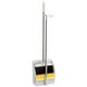 thumbnail image 2 of Juego de escoba y recogedor para el hogar | Dientes autolimpiantes, almacenamiento de pie, mango de ángulo ajustable, plástico liviano, 43 pulgadas de largo - Limpieza comercial de servicio pesado, 2 of 6