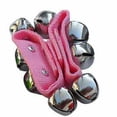 thumbnail image 2 of Band Wrist Bells Metal Musical Instruments Rhythm Ankle Wrist Shaking Bell for Kids Children Pink, 2 of 12