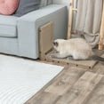 thumbnail image 7 of TRIXIE 17.7" L-Shaped Cat Scratching Board with Catnip & Silvervine, Reversible Corrugated Cardboard Scratcher with Built-In Ball Toy, Multi-Angle Scratch Pad, 7 of 7