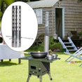 thumbnail image 3 of Cubierta para chimenea de tienda Aceovo, resistente a la intemperie, de acero inoxidable., 3 of 8