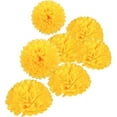 thumbnail image 5 of Yellow Tissue Pom Poms DIY Tissue Paper Flowers for Birthday Wedding Baby Shower Tea Party Dessert Table Decoration, Pack of 18, 5 of 5