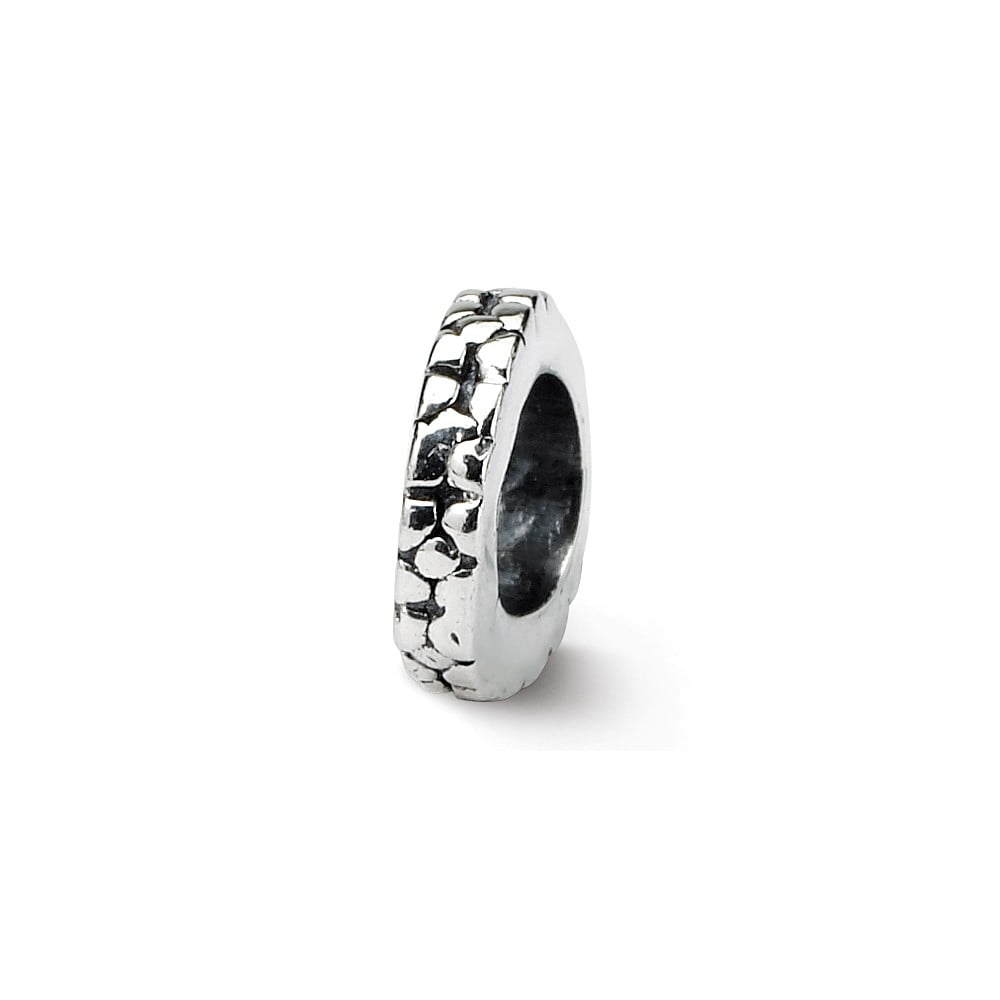 Solid 925 Sterling Silver Reflections Letter J Bead 7.3mm x 8.2mm