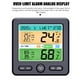thumbnail image 5 of Abs Reloj Despertador Digital Con Medidor De Humedad De Temperatura Estación Meteorológica Multifuncional Pantalla Lcd Versátil Termómetro Higrómetro Para Dormitorio Sala De Estar Oficina seitruly EL014157-01, 5 of 6