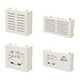 thumbnail image 3 of Kearding Contenedor de cable decorativo de escritorio para organización de enrutador, estante de enrutador Wifi montado en la pared, caja de Almacenamiento y organización del hogar A, 3 of 6