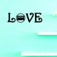thumbnail image 1 of Custom Decals Love Sister Wall Art Size: 6 X 20 Inches Color: Black, 1 of 1