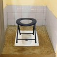 thumbnail image 3 of Portable Camping Toilet Seat Commodes Hiking Camping Chair Comfortable Multi-Uses Foldable, 3 of 9